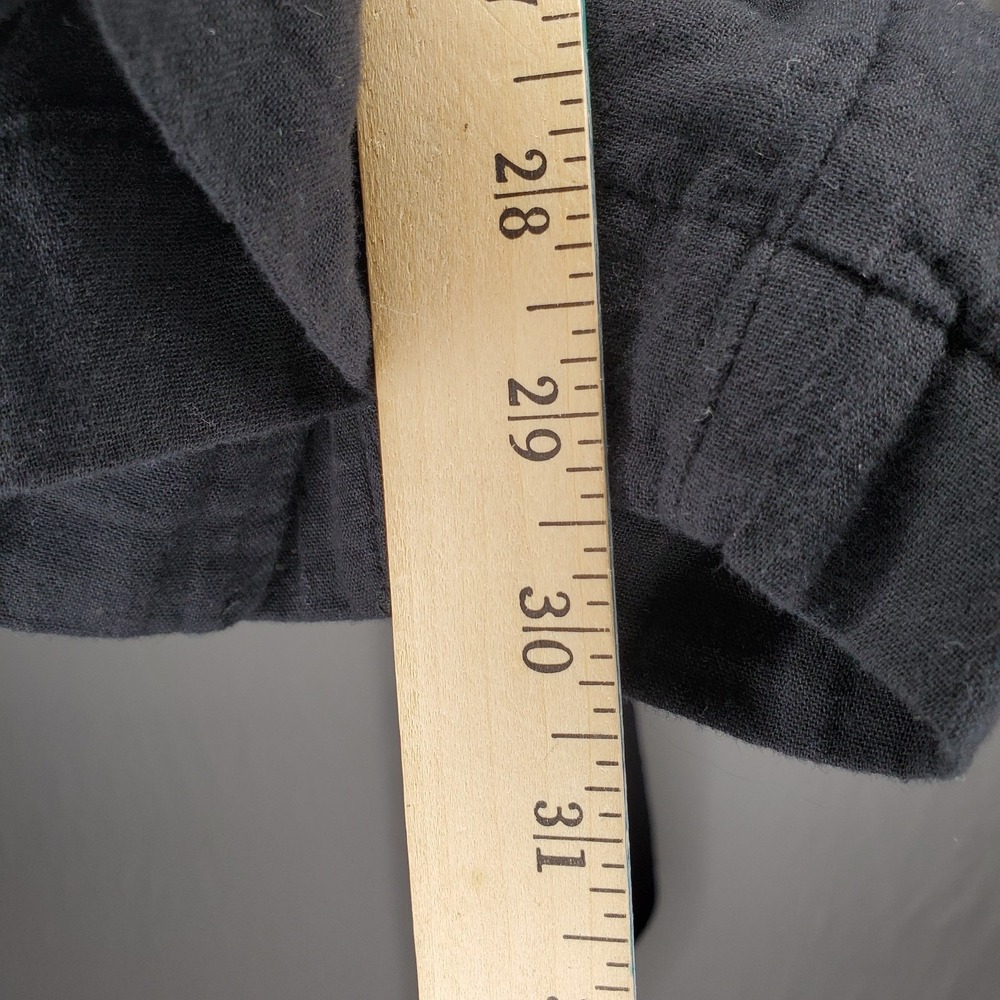 Old Navy Demi Wide Leg Pants Women XXL Black Elastic Waist Pocket - Picture 7 of 11